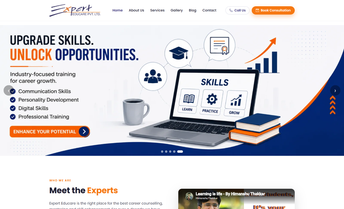 Expert Education — web